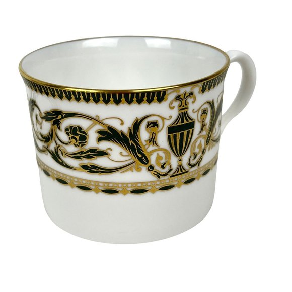 1969 Royal Worcester Windsor Fine Bone China Cup & Saucer White & Gold - Picture 10 of 11